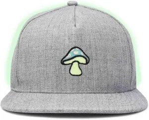 DALIX Mushroom Embroidered Glow in The Dark Hat Snapback Hat Baseball Cap Men