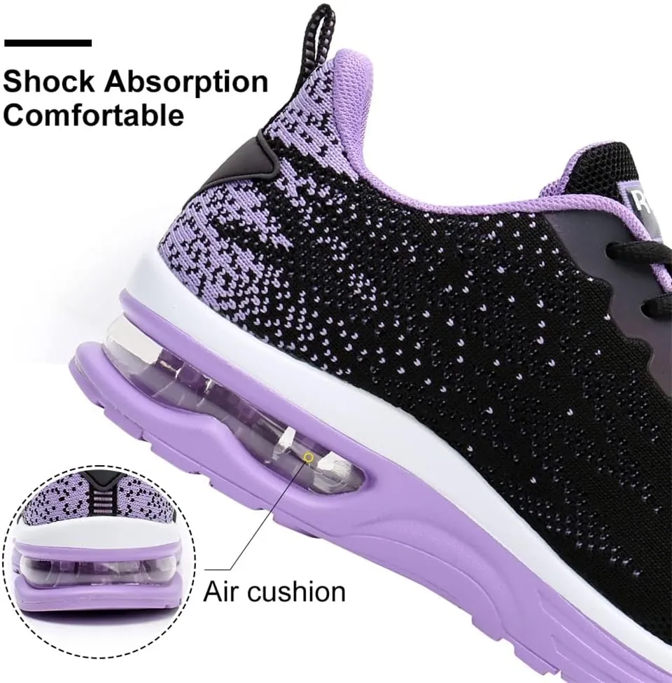 Dannto Women's Lightweight Walking Sneakers Air Cushion Tennis Athletic Running Fashion Sport Shoes for Girls