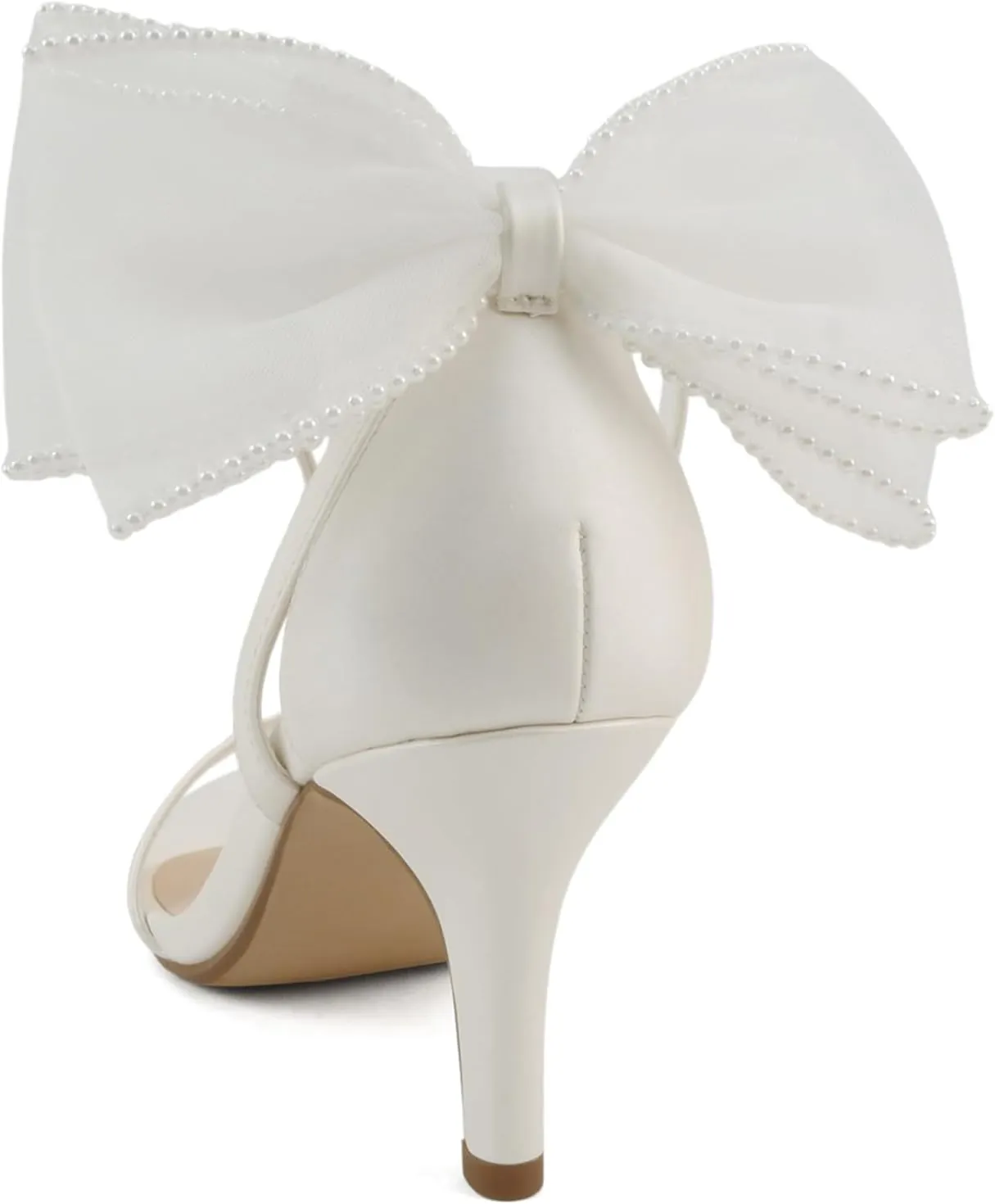 Delicious Everly ~ Women Ankle Strap Low Heel Bridal Dress Sandals