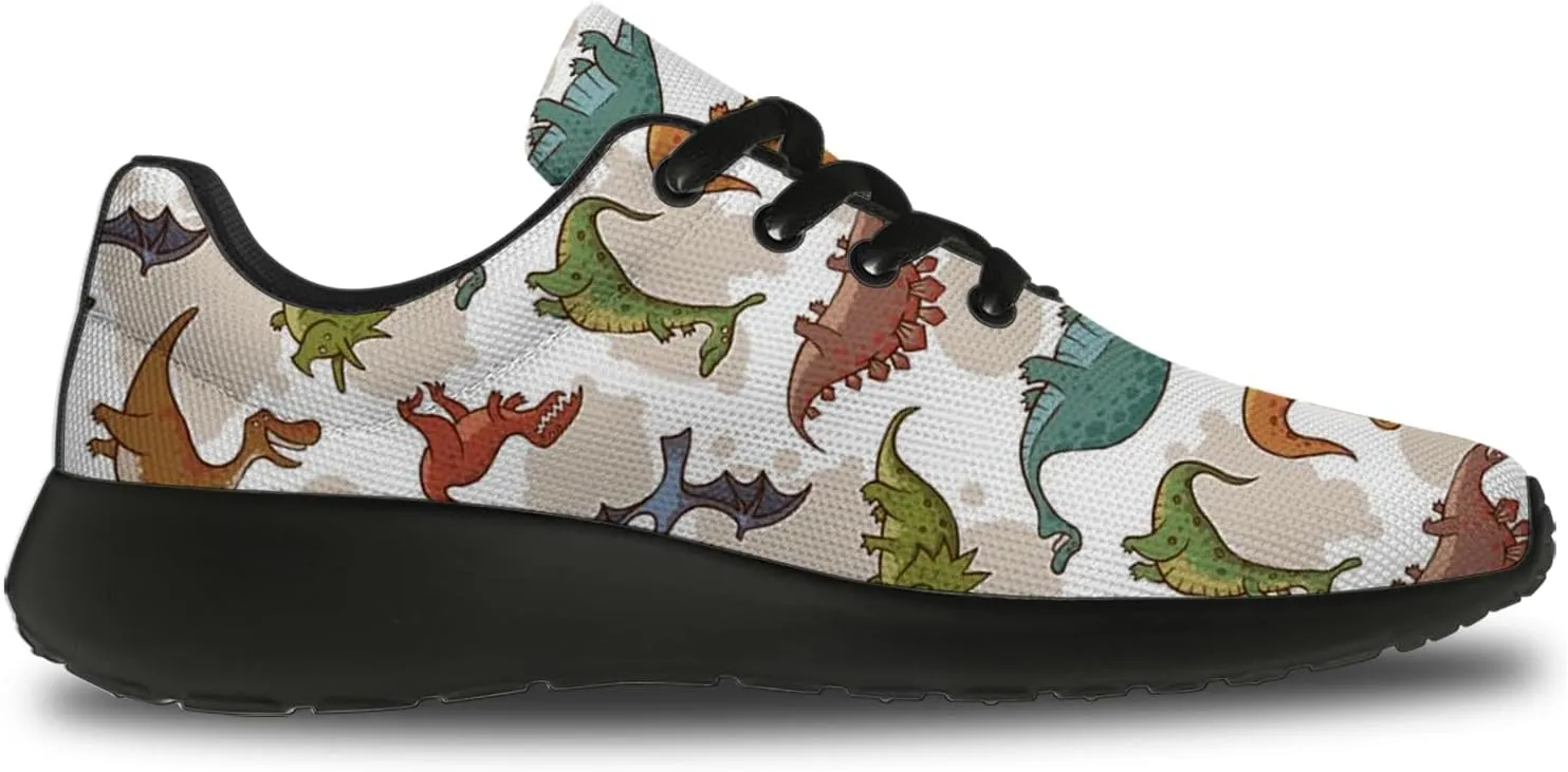 Dinosaur Shoes for Men Women Athletic Tennis Running Shoes Walking Sneakers Gifts for Boys Girls