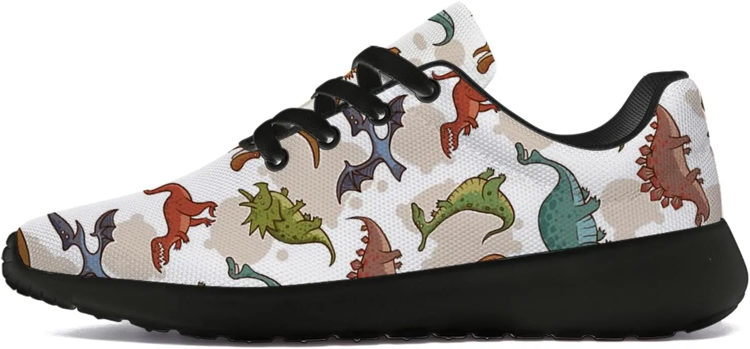 Dinosaur Shoes for Men Women Athletic Tennis Running Shoes Walking Sneakers Gifts for Boys Girls