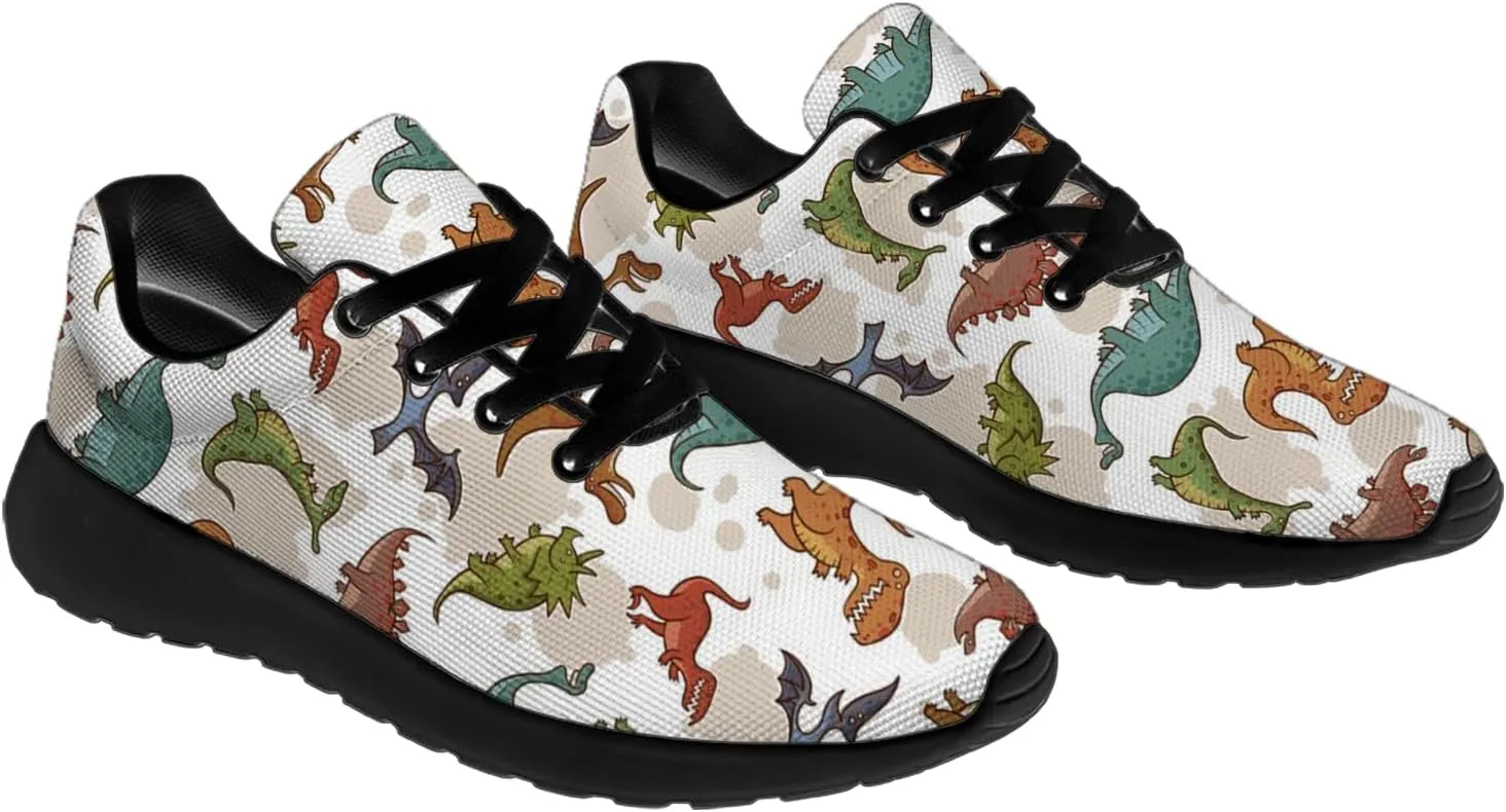 Dinosaur Shoes for Men Women Athletic Tennis Running Shoes Walking Sneakers Gifts for Boys Girls