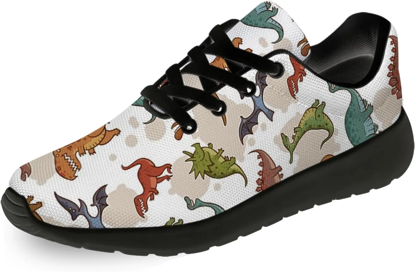 Dinosaur Shoes for Men Women Athletic Tennis Running Shoes Walking Sneakers Gifts for Boys Girls