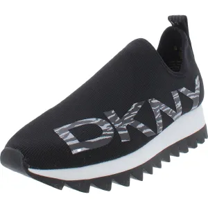 DKNY Women's Lightweight Slip on Fashion Sneaker, Black/Black Azer, 10