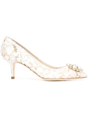 Dolce & Gabbana Rainbow spetspumpar
