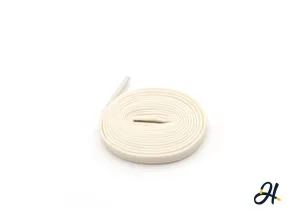 Double Layered Flat Laces- Light Beige