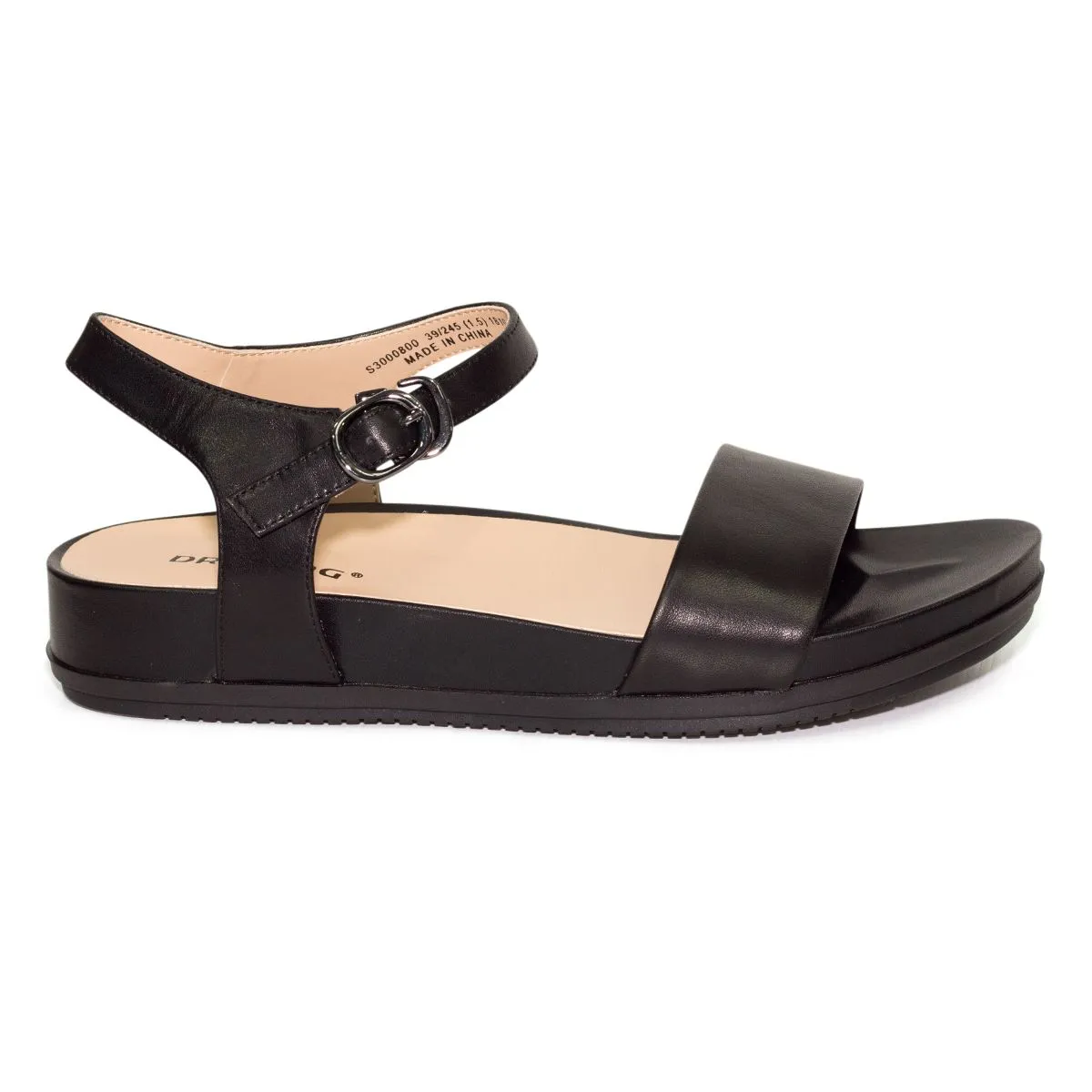 Dr Kong Emma Black Sandals