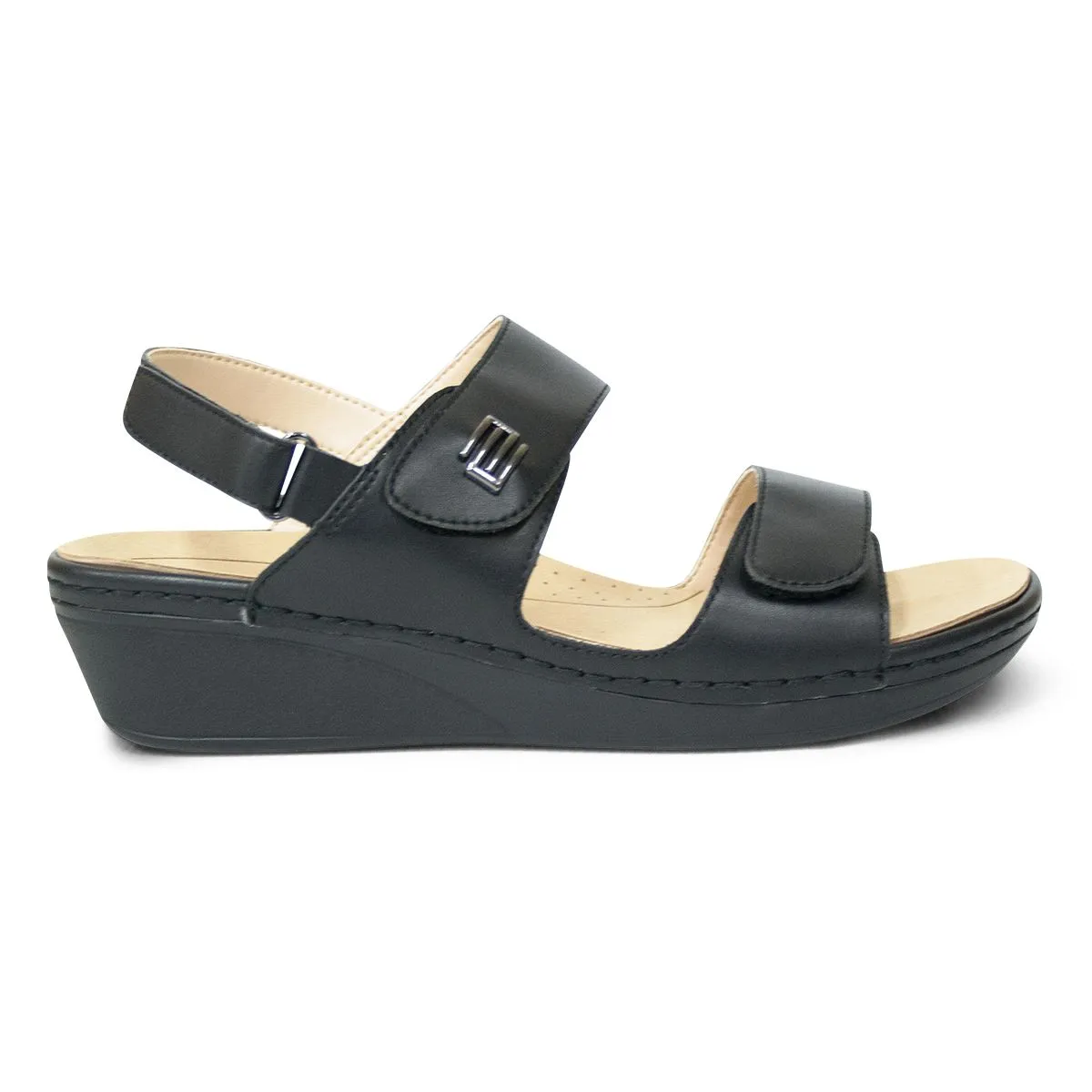 Dr Kong Jennifer Black Sandals