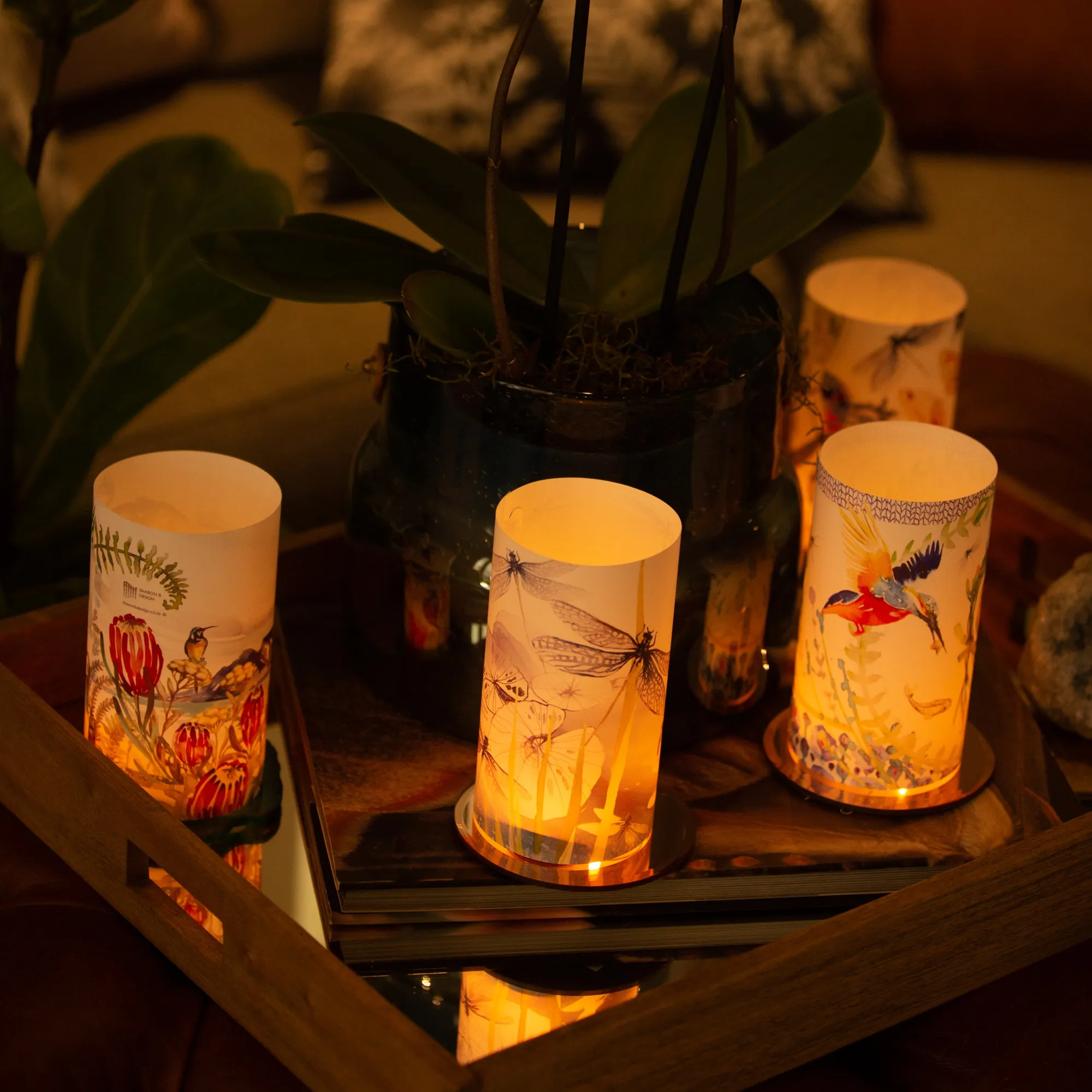 Dragonfly Candle Shade