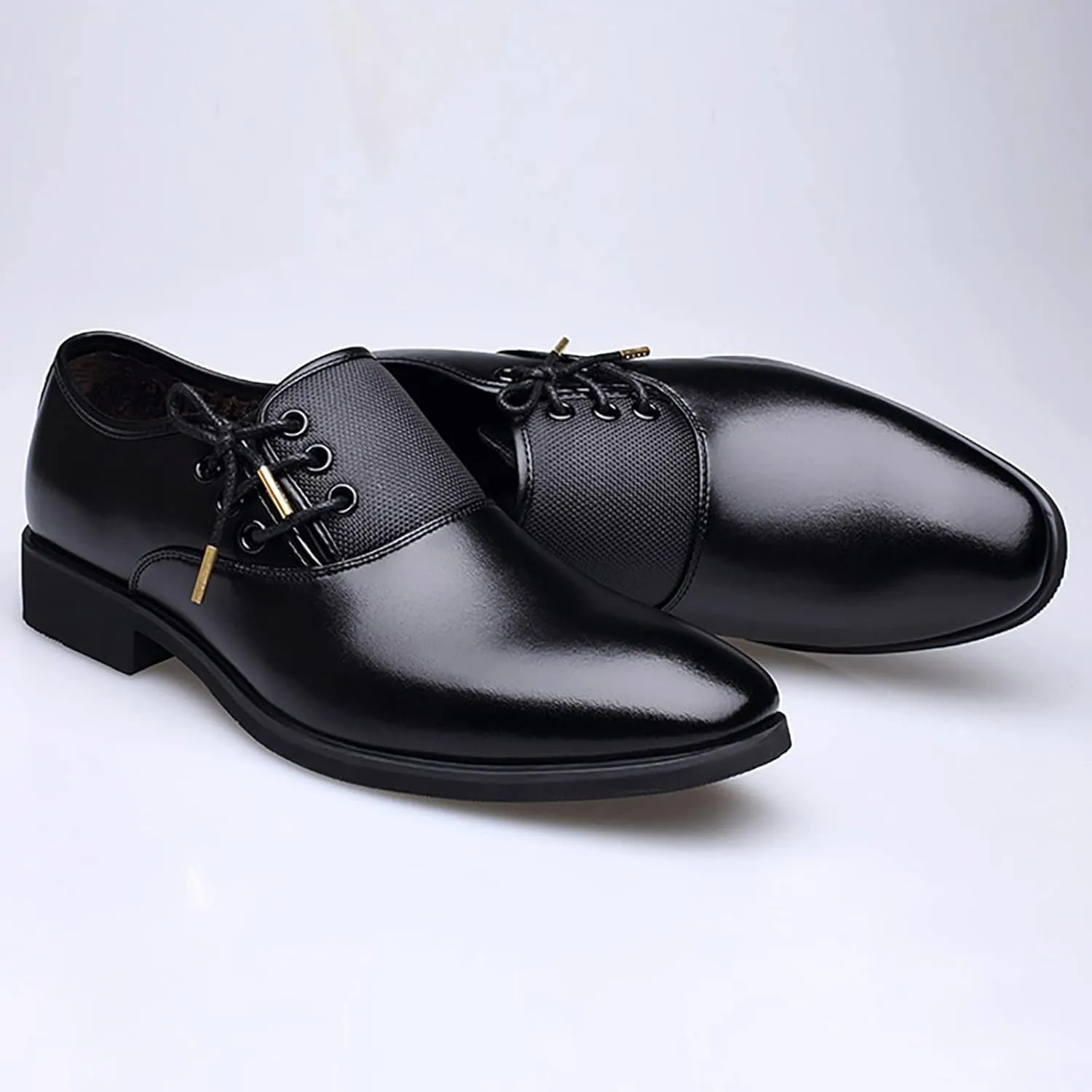 Dress Shoes for Men Slip-on Solid Loafers Suit Walking Dress Shoes for Male