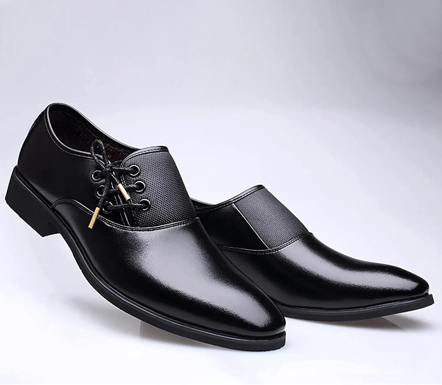 Dress Shoes for Men Slip-on Solid Loafers Suit Walking Dress Shoes for Male