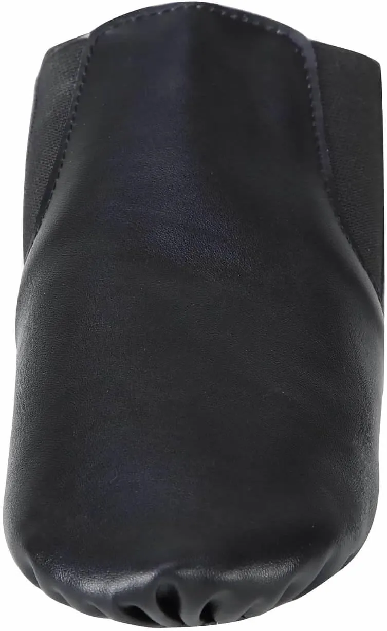 Dynadans Unisex PU Leather Upper Slip-on Jazz Shoe with Elastics for Women and Men's Dance Shoes UG