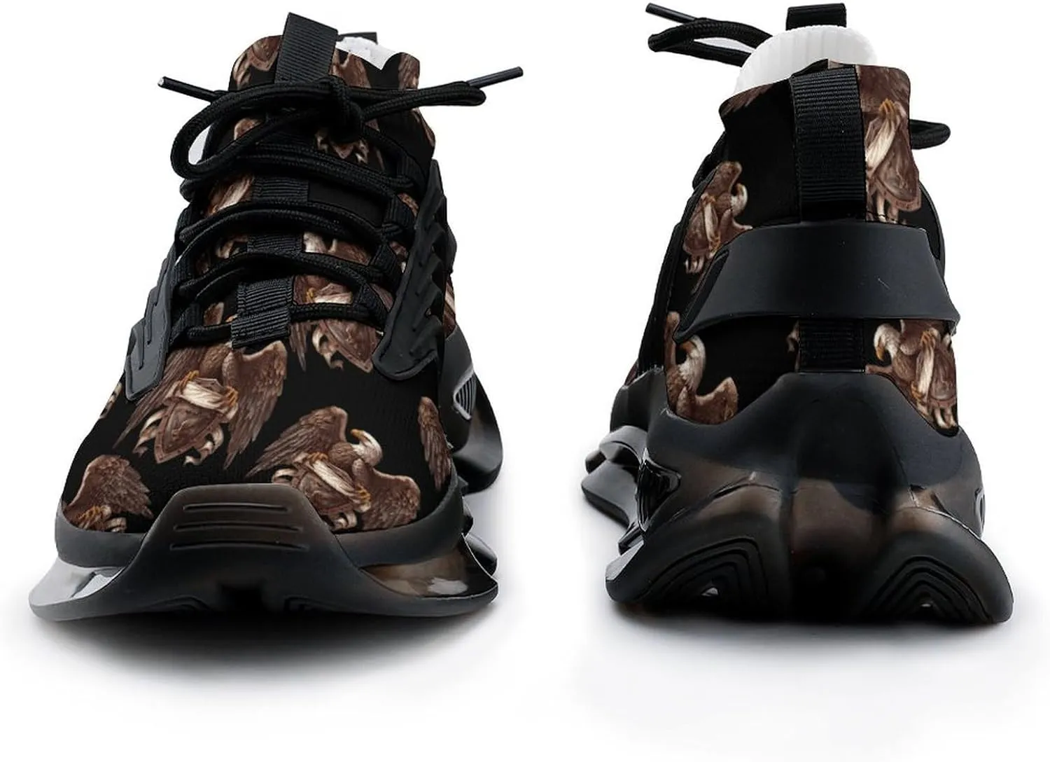 Eagle with Shield and Ribbon Men's Tennis Shoes Fashion Athletic Sneakers for Sport Walking Running Workout