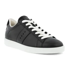 ECCO Street Lite Retro Sneaker (Women) - Black/Black