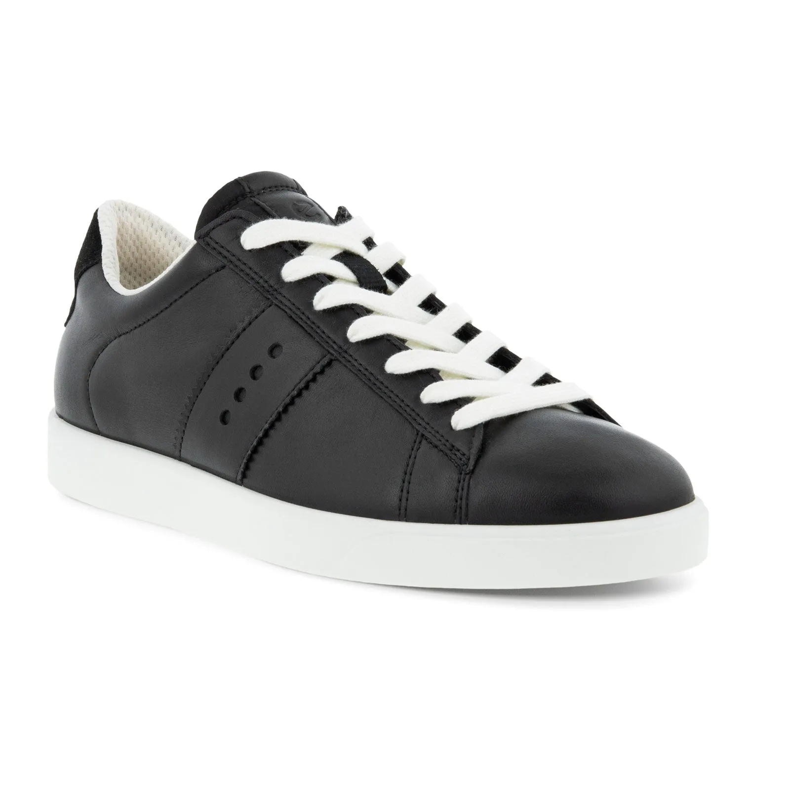 ECCO Street Lite Retro Sneaker (Women) - Black/Black