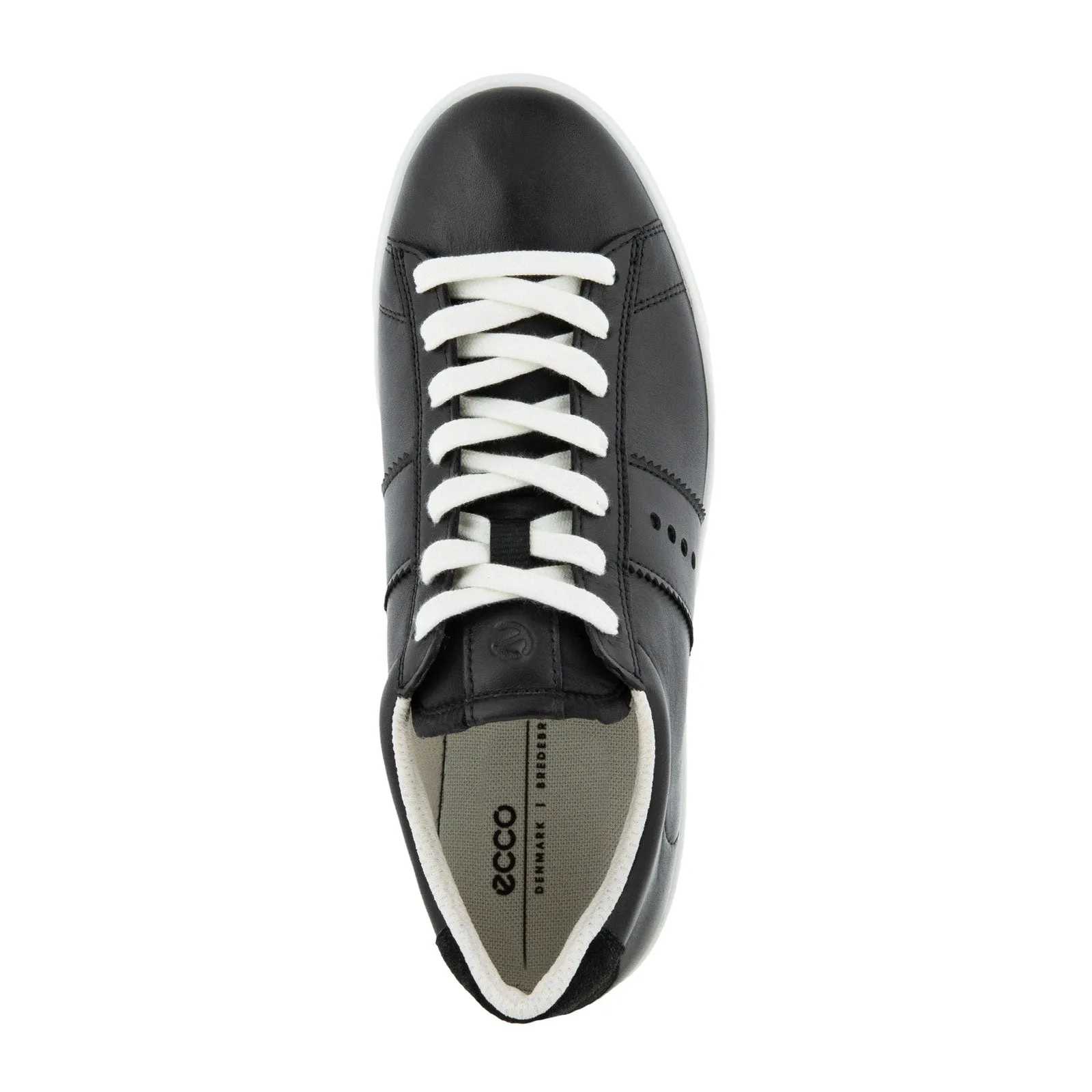 ECCO Street Lite Retro Sneaker (Women) - Black/Black