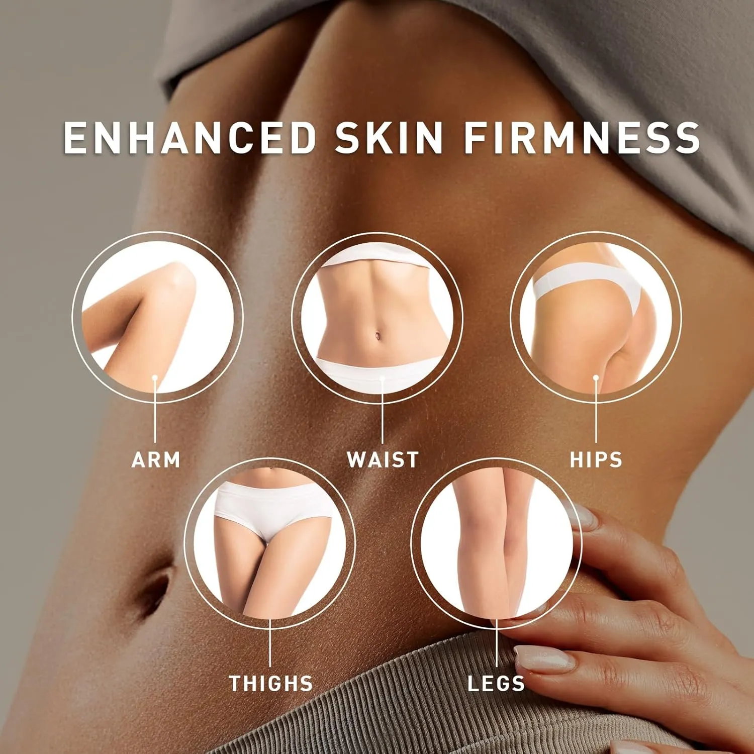 Enaskin Naturals Belly Firming Cream for Tightening and Cellulite B Flat Skin Firming Cream for Stomach & Thighs & Butt - Moisturizing Lifting Body Lotion for Women - 100ML