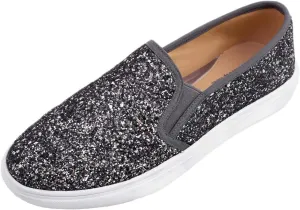 FEVERSOLE Women's Fashion Slip-On Sneaker Casual Flat Loafers