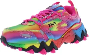 Fila Oakmont TR PS Sneaker Girls' Toddler-Youth Sneaker 11.5 M US Little Kid Purple-Pink-Multi