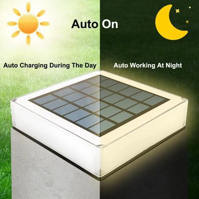 Flat Out Solar Light – Modern Waterproof LED Outdoor Wall Lamp (IP65)