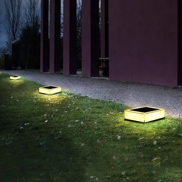 Flat Out Solar Light – Modern Waterproof LED Outdoor Wall Lamp (IP65)