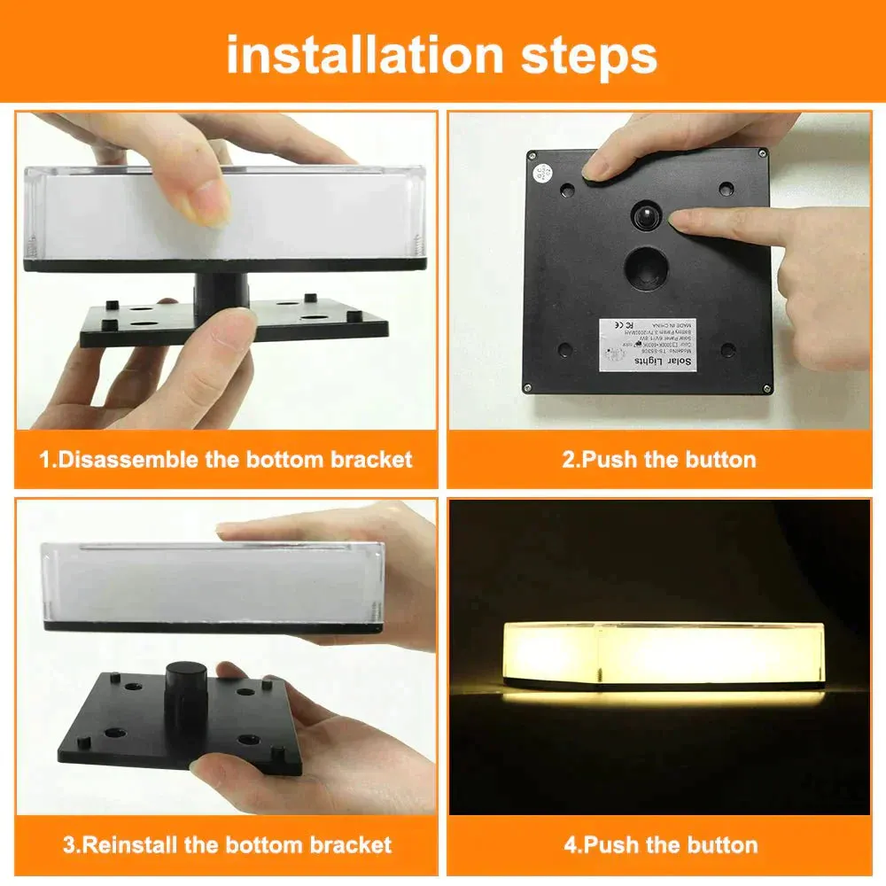 Flat Out Solar Light – Modern Waterproof LED Outdoor Wall Lamp (IP65)