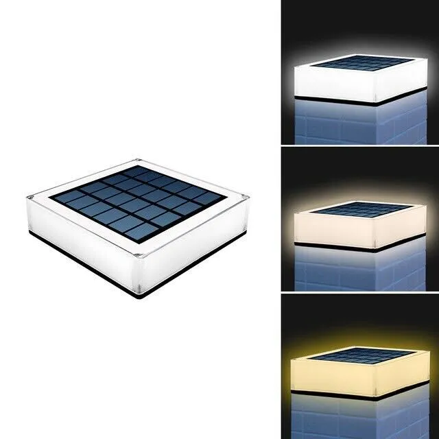 Flat Out Solar Light – Modern Waterproof LED Outdoor Wall Lamp (IP65)