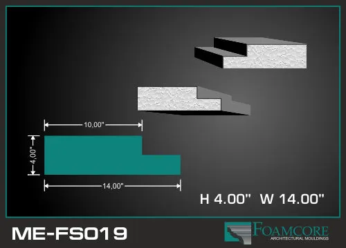 Flat Stock Cornice | ME-FS019