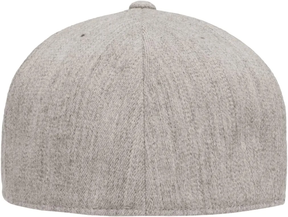 Flexfit 210 Premium Fitted Wool Blend Fabric Pro Baseball On-Field Style Cap | Bulk Pack Available