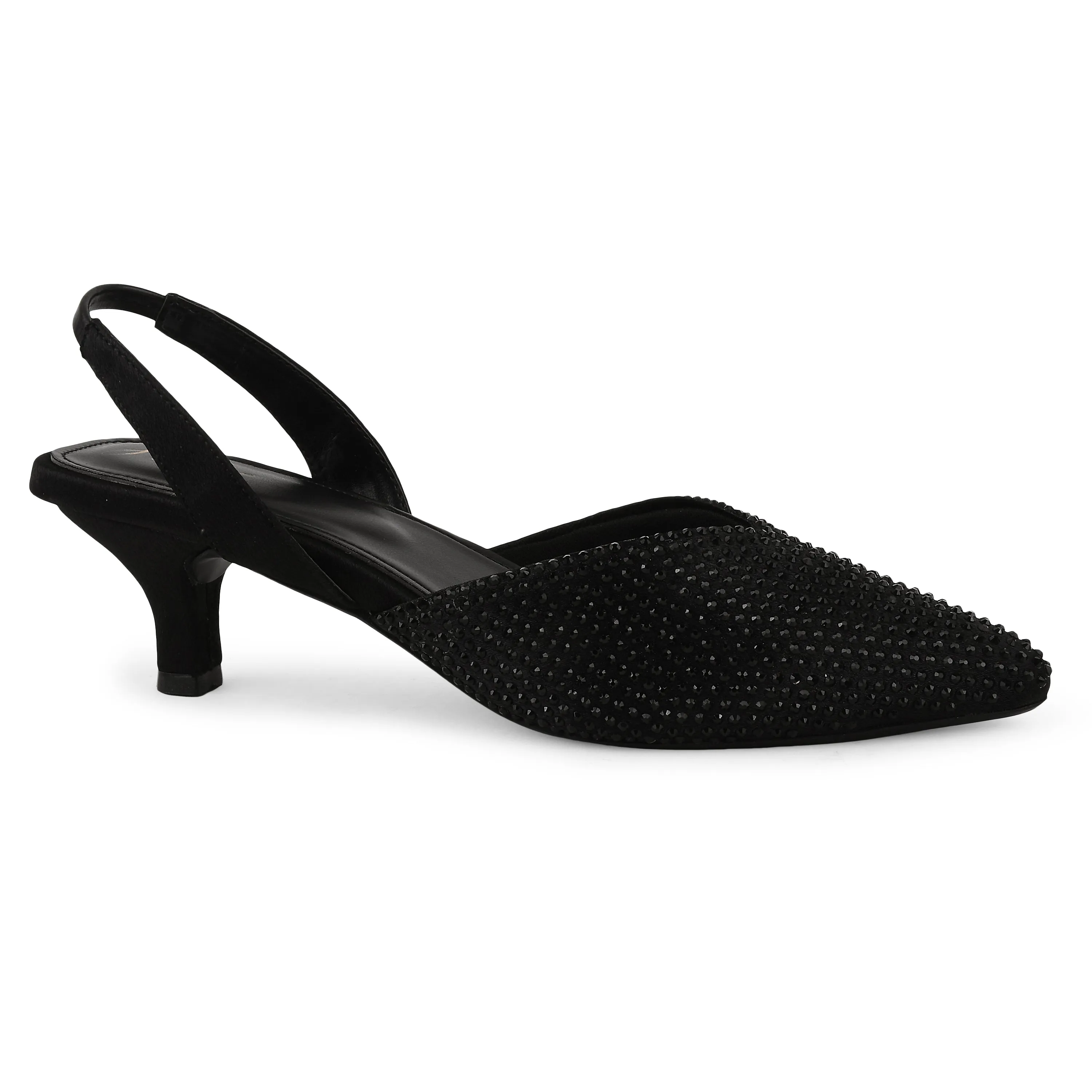 Floral Heels : Ethnic Pencil Mules
