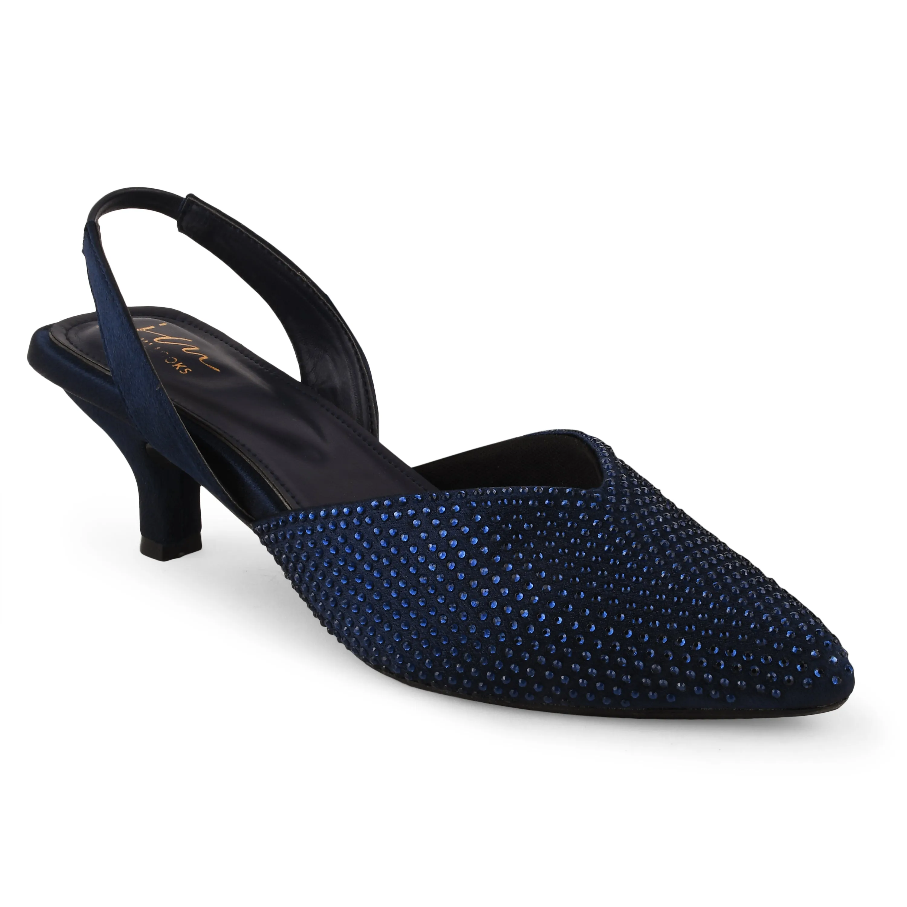 Floral Heels : Ethnic Pencil Mules