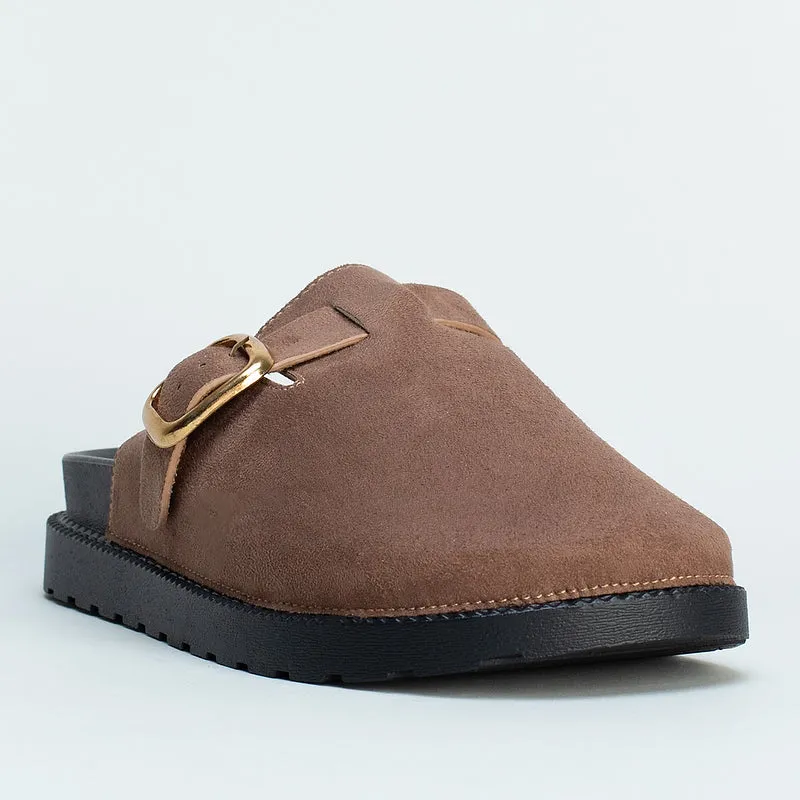 Footbed Slip on Clog _ 161439
