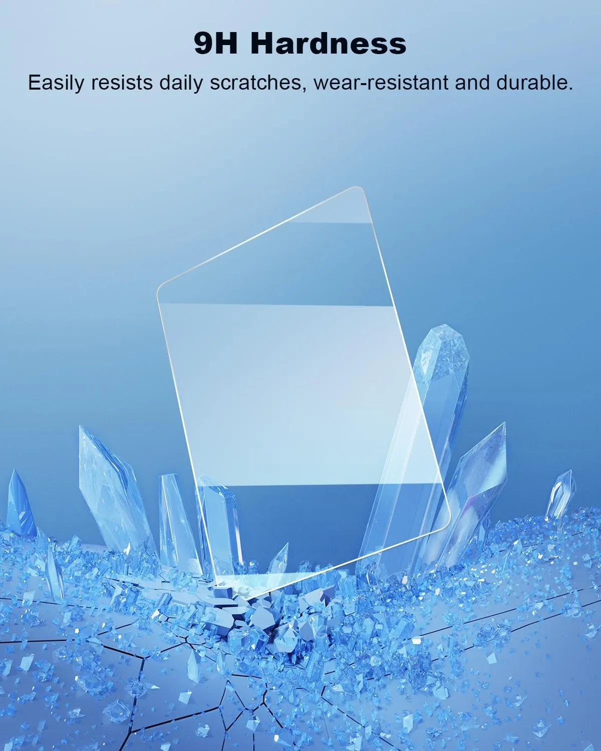 For 2025 Toyota RAV4 Screen Protector - 2023 2024 2025 RAV4 Accessories (XLE Premium/Adventure/TRD Off-Road/Limited) 9H Tempered Glass 10.5 Inch Navigation Touchscreen Anti-Scratch High Sensitivity
