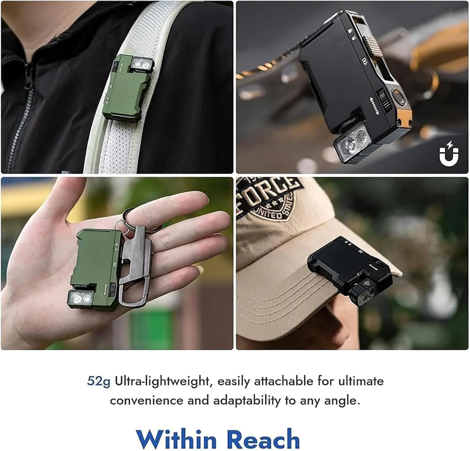 G5 EDC Light 400 Lumens,G5 Pocket-Sized LED Light - 400LM Brightness,USB-C,Magnetic Clip,Rechargeable Ip68 Waterproof,Portable Small Keychain Flashlight Great for Gear Bag,Repairs,Backpacking(2pcs#b)