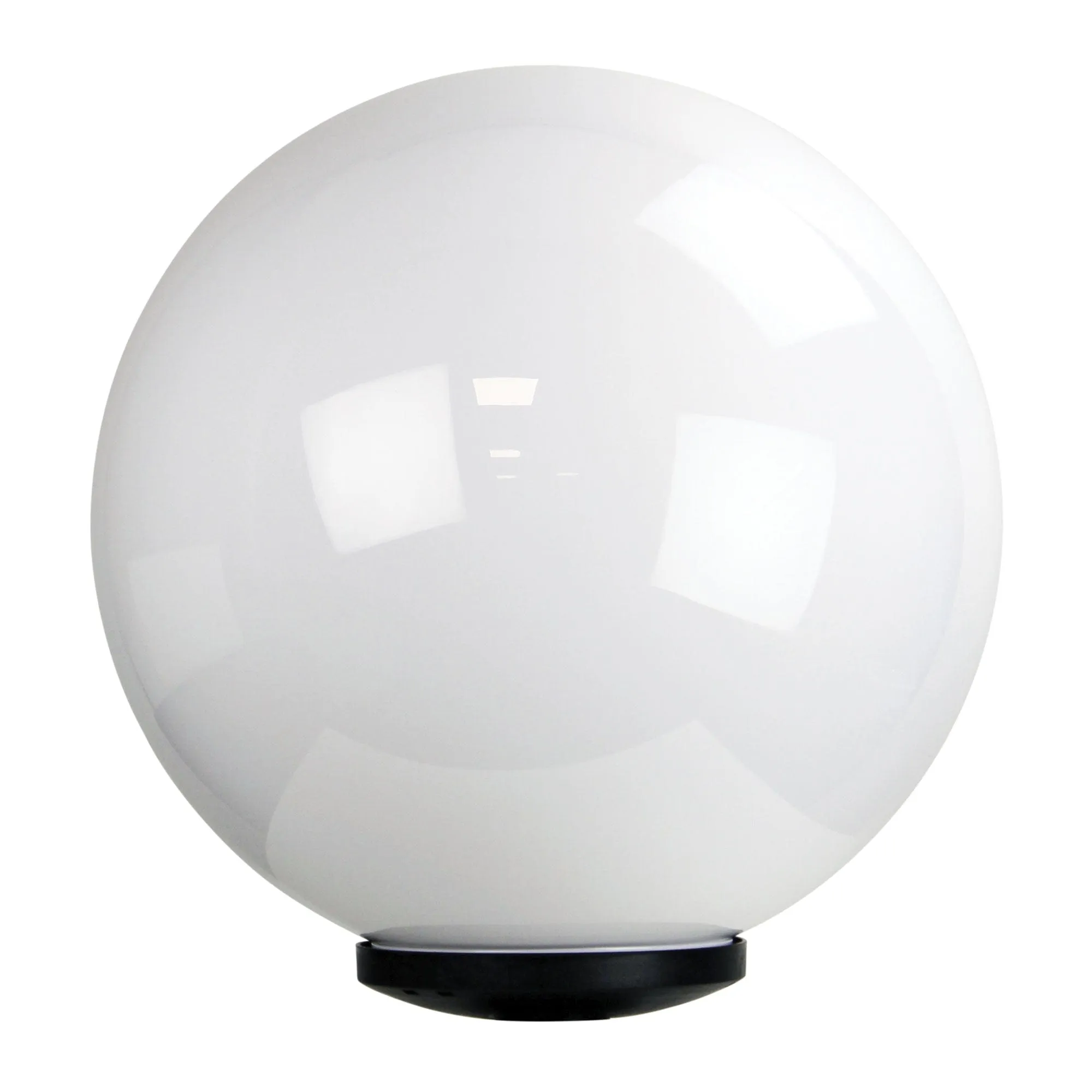 GALACTIC 500mm Traditional Large Exterior Opal Sphere Garden Light - IP44