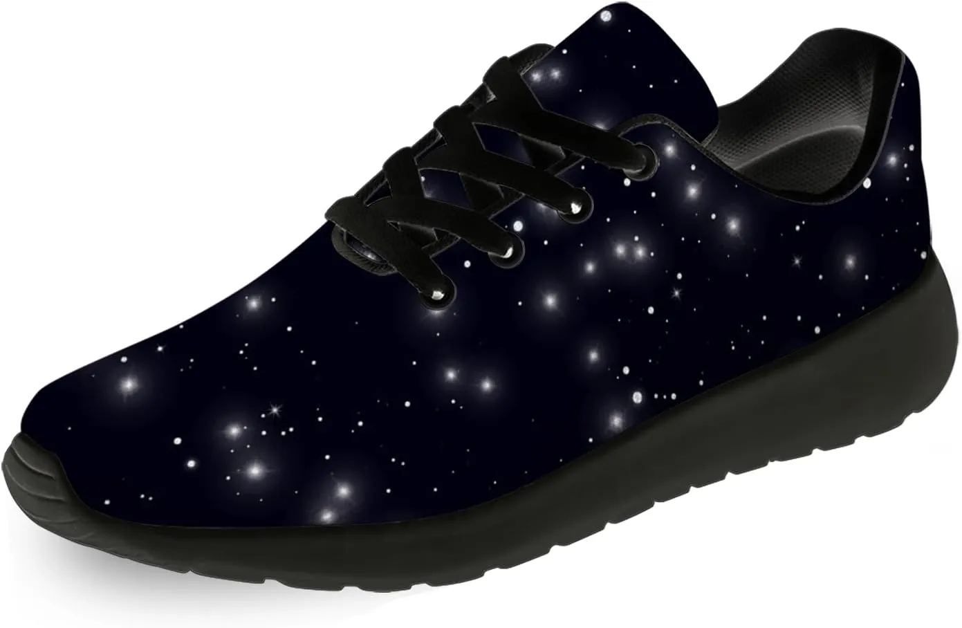 Galaxy Shoes for Women Men Tennis Running Walking Shoes Personalized 3D Print Sneakers Gifts for Him Her