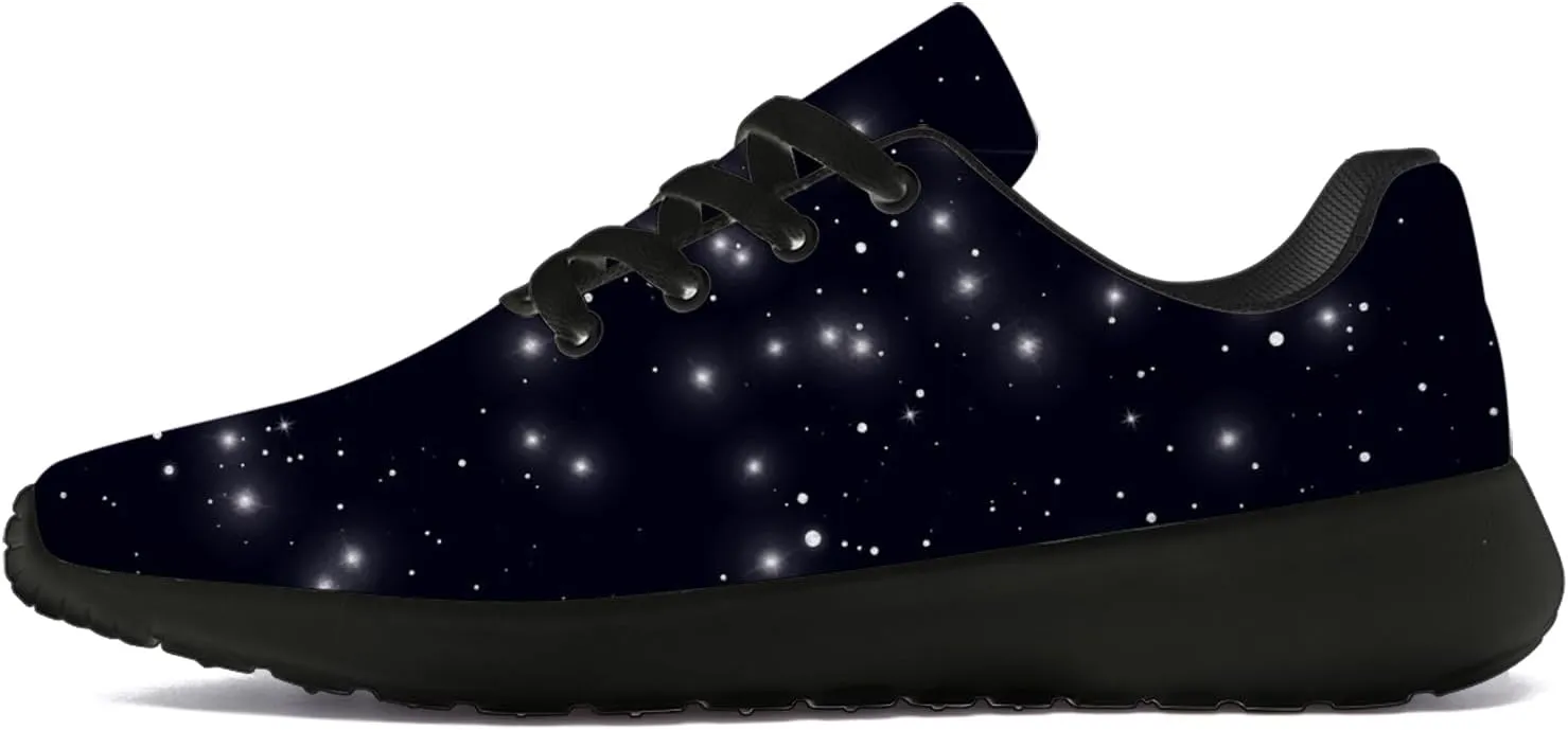 Galaxy Shoes for Women Men Tennis Running Walking Shoes Personalized 3D Print Sneakers Gifts for Him Her