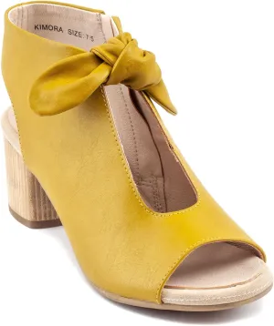 GC Shoes Women's Low Heeled Peep Toe Dress Pumps, 2.5 Inch Ankle Bootie Sandals, Casual & Dressy Block Heels