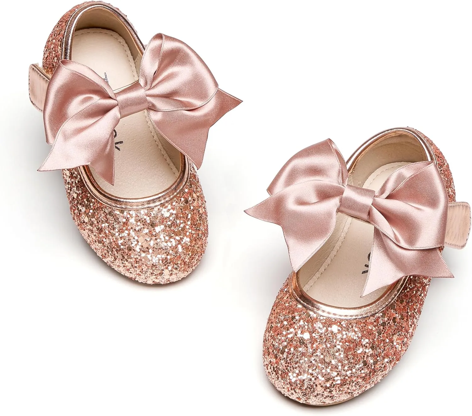 Girls Dress Shoes Ballet Mary Jane Flat Toddler Kid Bow Party Shoes