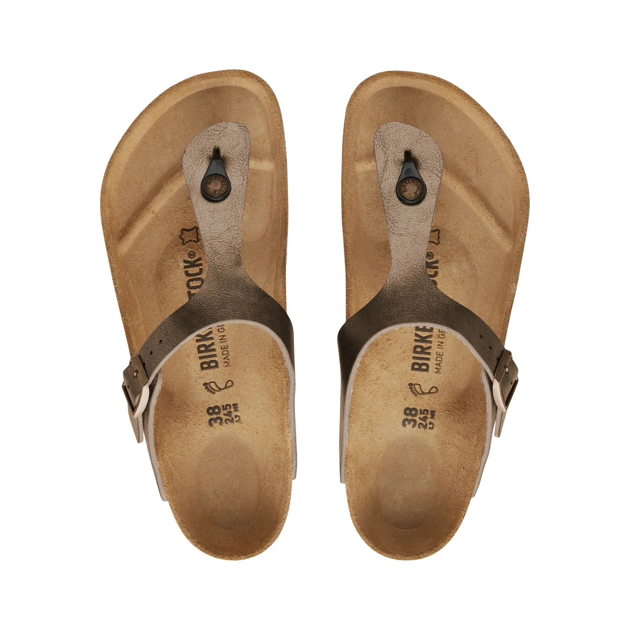 Gizeh Graceful Taupe Birko-Flor Sandal - Birkenstock