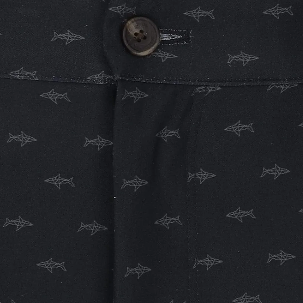 Gn Collection Men's Ml75 Microlux Hybrid Print 10In Golf Shorts