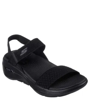 GO WALK ARCH FIT SANDAL - POLISHED - BLACK BLACK