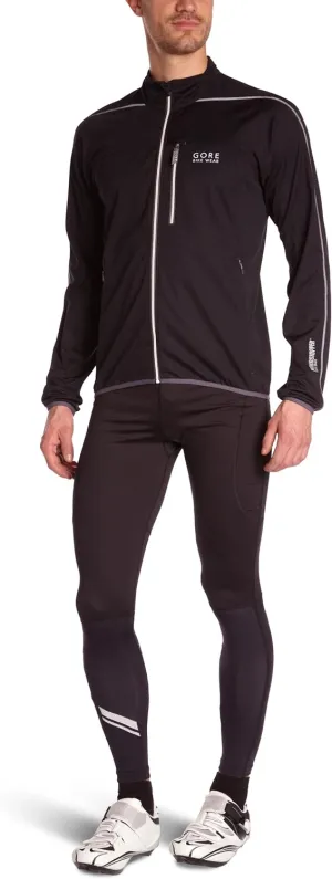 Gore Bike Wear 2014 Men's Countdown WindStopper Light Cycling Jacket - JWCOUY (Black/Graphite Grey - XL)