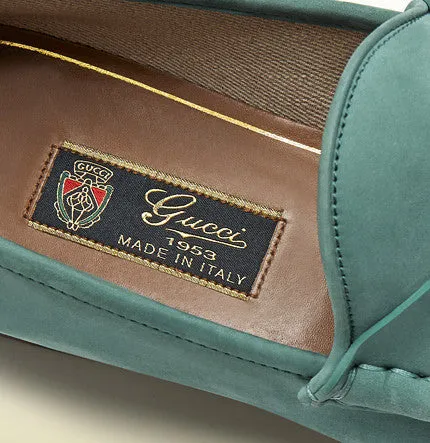 GUCCI - 1953 horsebit loafer in suede for men