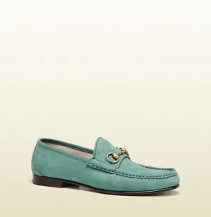 GUCCI - 1953 horsebit loafer in suede for men