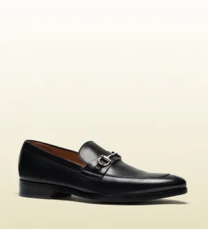 Gucci -  leather horsebit loafer