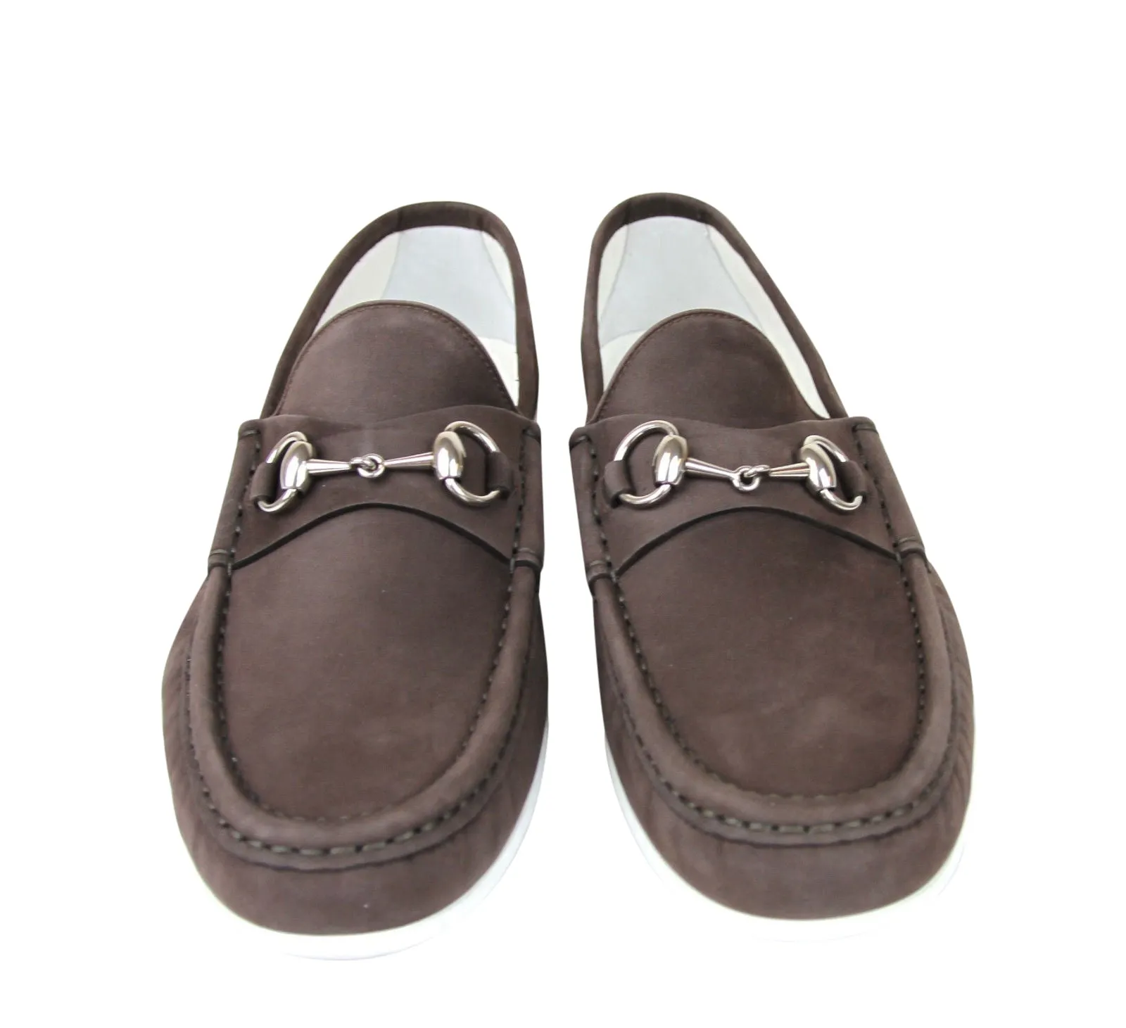 Gucci Men's Moccasin Suede Horsebit Loafer