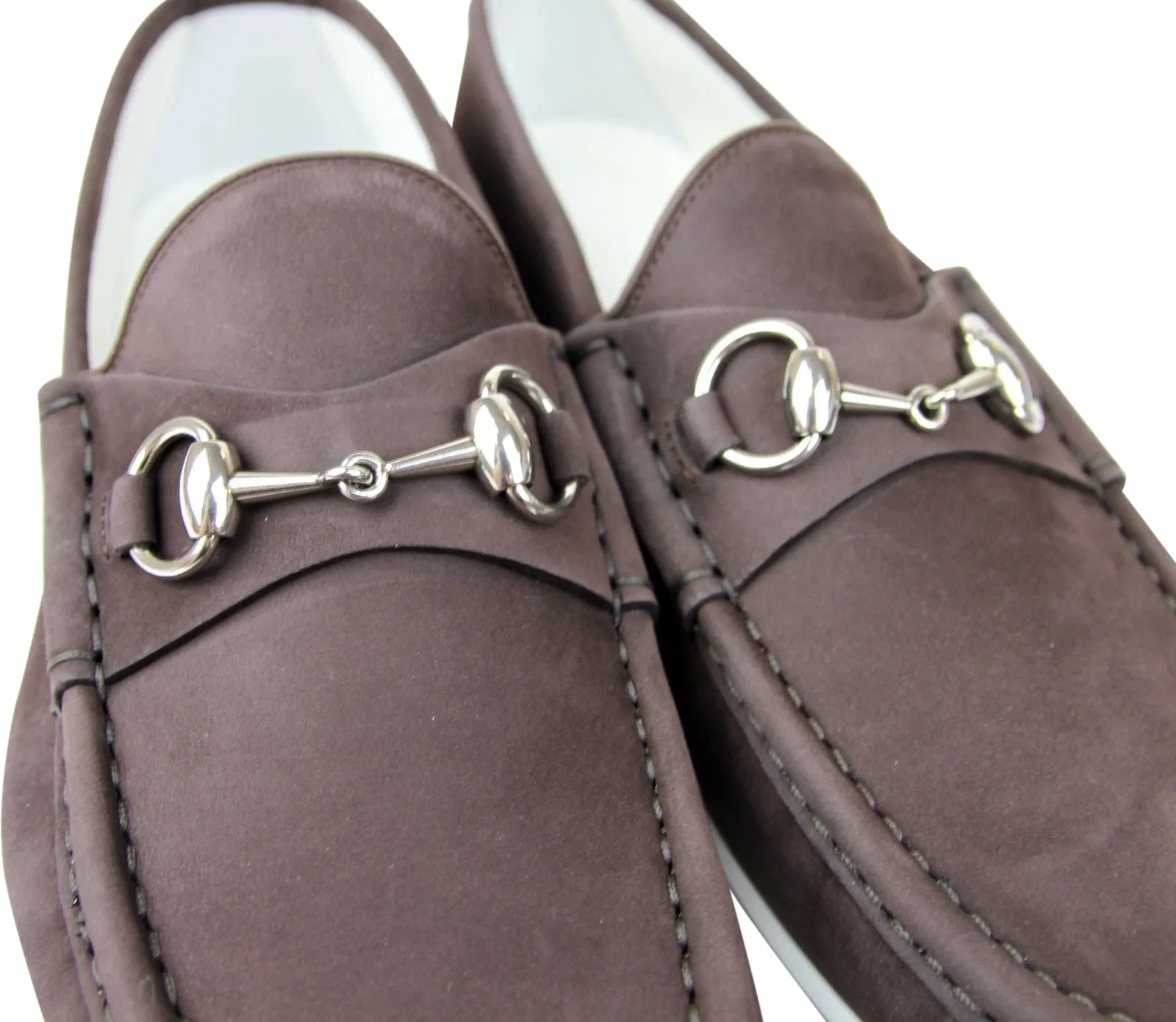 Gucci Men's Moccasin Suede Horsebit Loafer