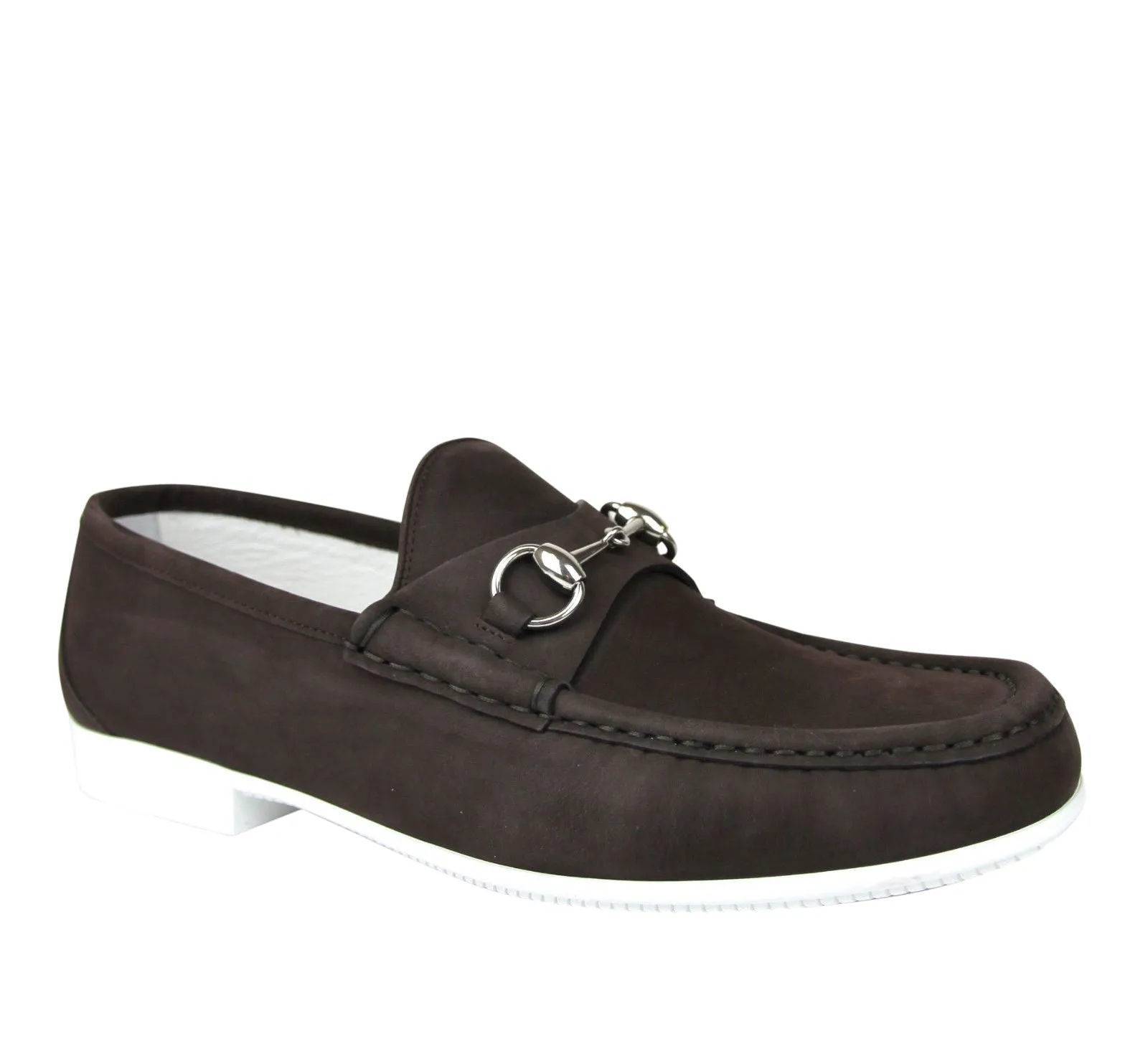 Gucci Men's Moccasin Suede Horsebit Loafer