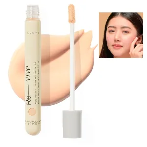 HALEYS Weightless Longwear Concealer (Fair/Light - Neutral), Re-vive, Medium to Full Coverage, Gripping Concealer, All-Day Wear, Spot Concealing, Brightens, Streak-free, Light-diffusing, V CF